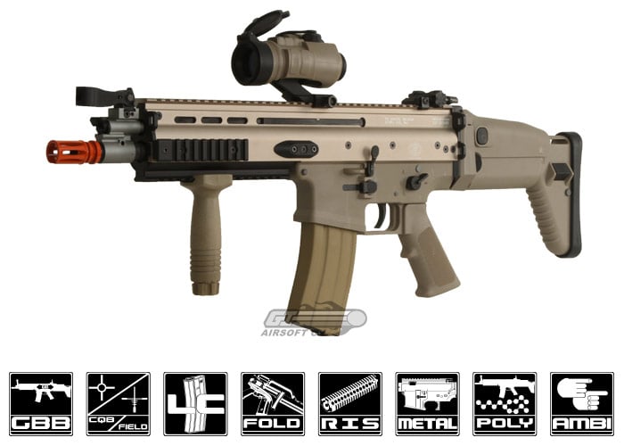 WE-Tech SCAR-L Open Bolt GBBR