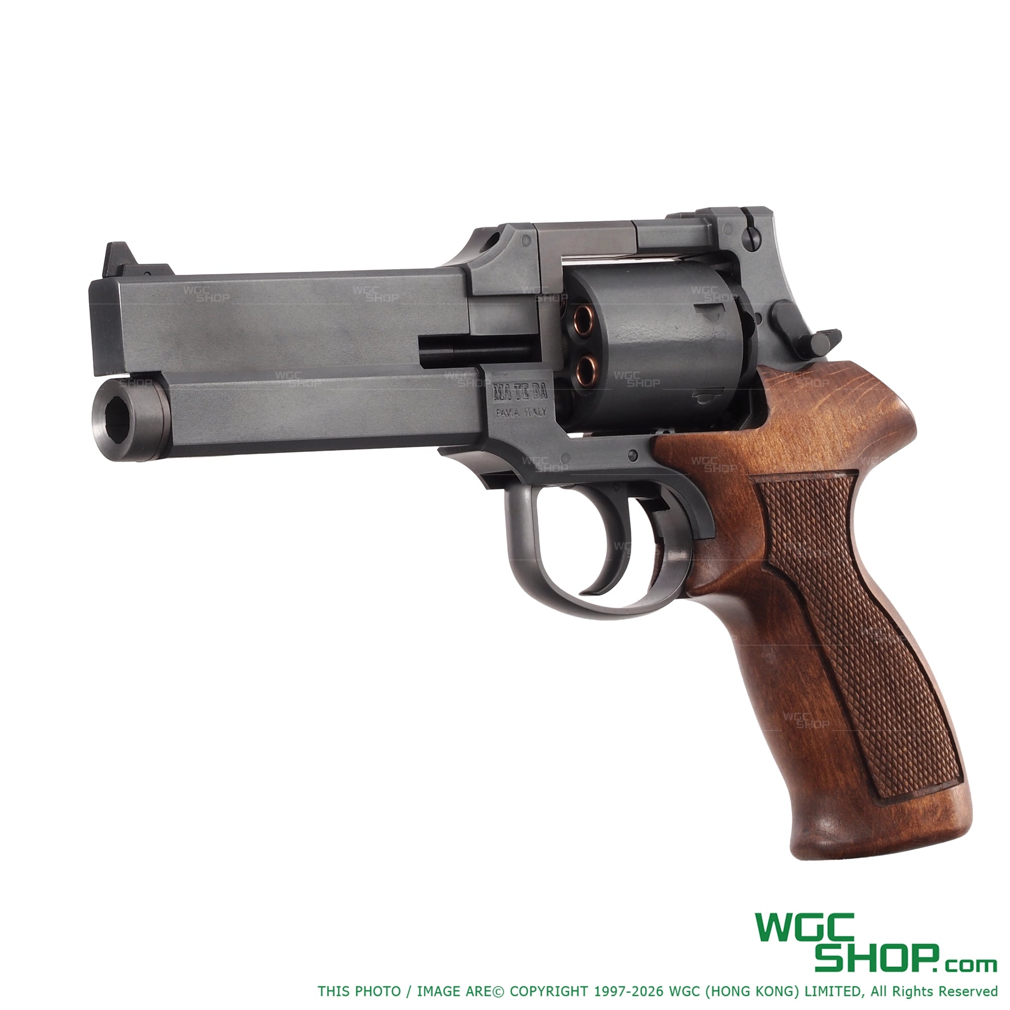 MARUSHIN Mateba Revolver 5 Inch - Excellent HW Wood Grip