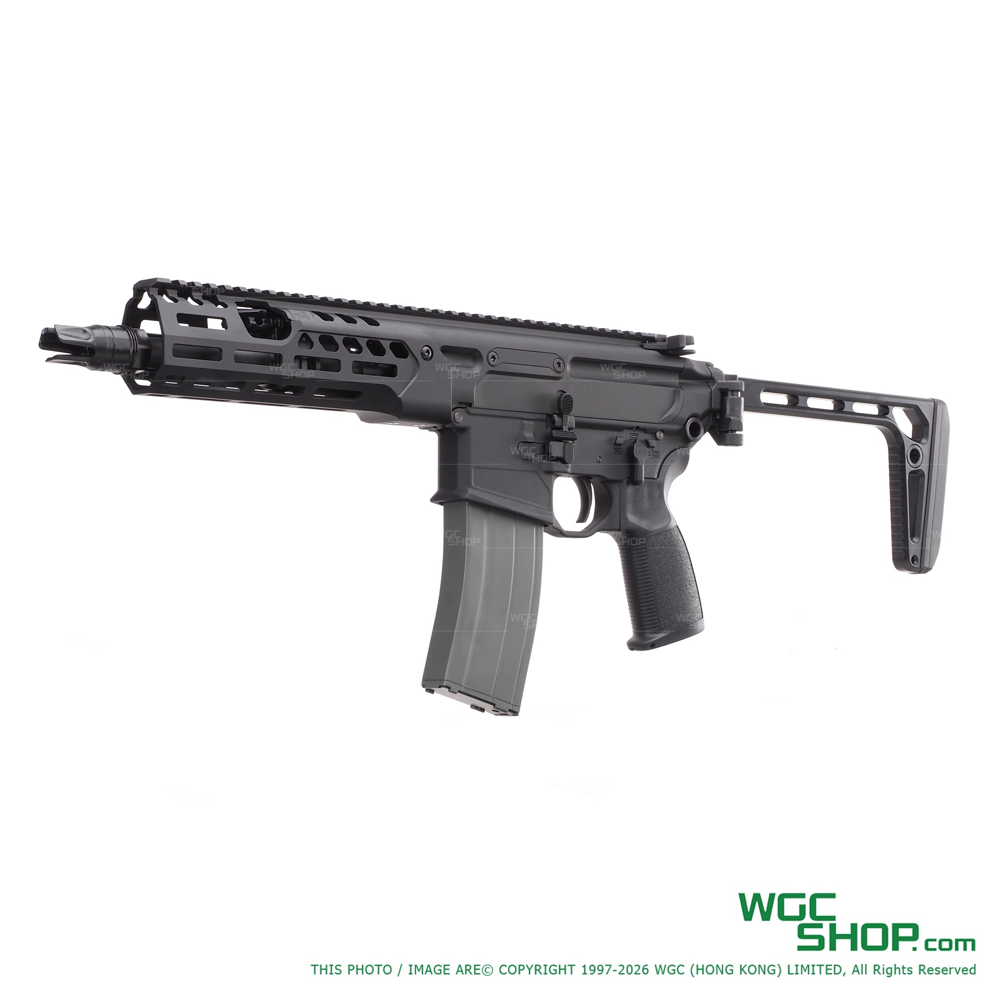 APFG S-008BK SPEAR LT 9 Inch SBR GBB Airsoft - BLACK