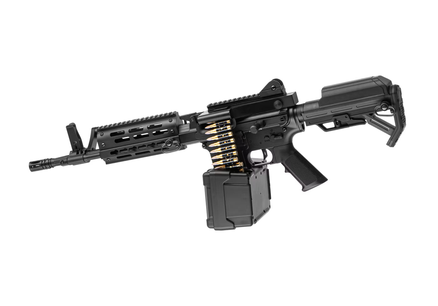 Golden Eagle 6671 LMG Short Barrel with box mag