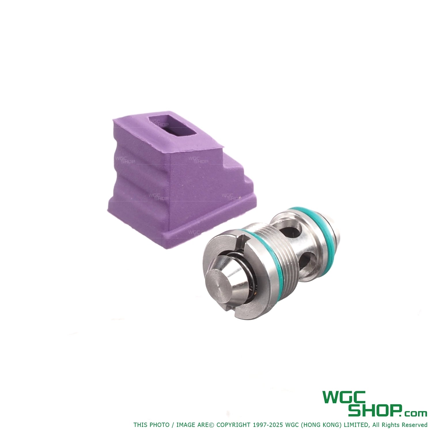 T8 Stainless Steel Output Valve w/ 70 Degree Gas Route for MARUI P320 GBB Magazine