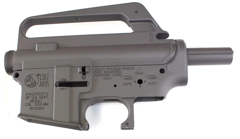 E&C M16A1 Lower Receiver Set (with COLT markings), Black