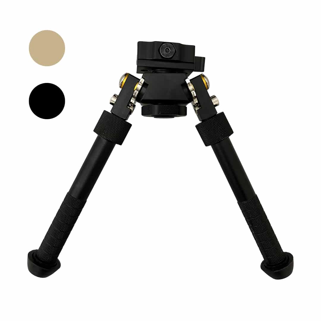 Tak Tak V Series Bipod with Rotation and Extending Legs (2 Colours)